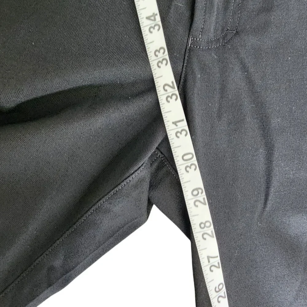 St. Croix Collections Men's Pants Size 34 Black Wool Blend Made in Italy Trouser